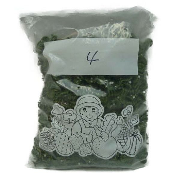 胡蝶蘭、洋蘭用茎止めクリップ 菊型 4番 深緑色 500個入り 1袋